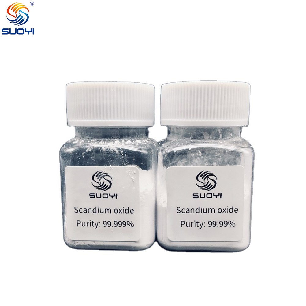 99.9%-99.999% Scandium Oxide White Powder Rare Earth Oxide Scandium Powder 12060-08-1 Sc2o3  Scandium Oxide Powder